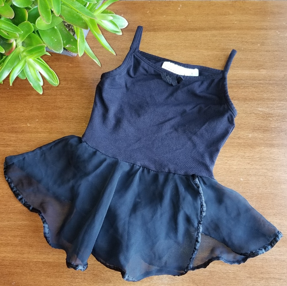 Freestyle (Danskin) black skirted leotard